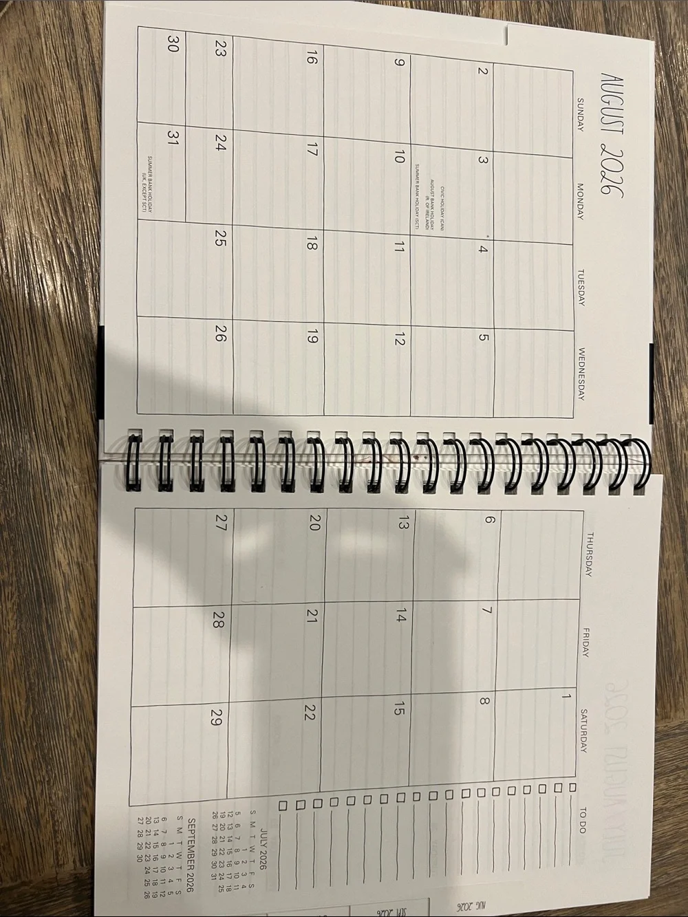 Rae Dunn White 2027 Planner with Brown & Tan Dog Illustrations